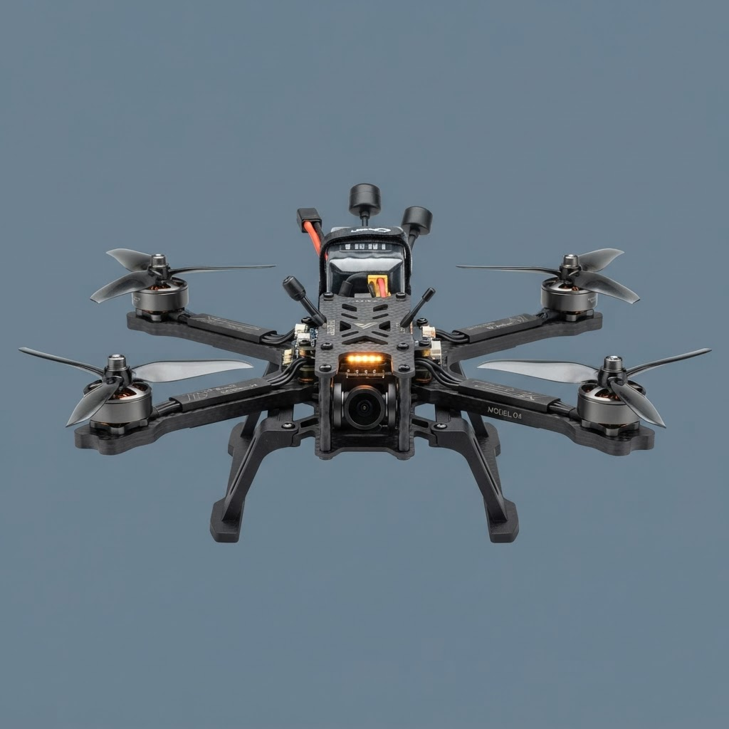 Front elevation reference view of the Wild Sky WS-01 Scout drone